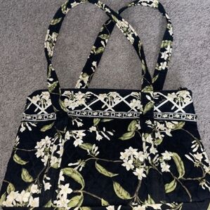 Vera Bradley Tote Bag Classic Lilly Floral Garden Retired Exellent Pre Loved EUC